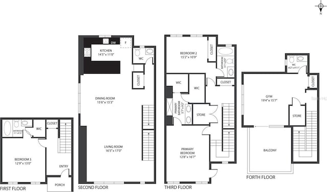 2511 N Grady Ave Unit 82, Tampa, FL 33607 - room layout