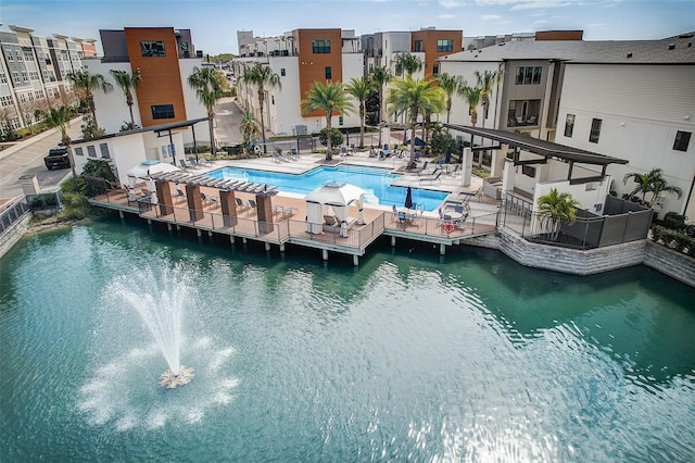 2511 N Grady Ave Unit 82, Tampa, FL 33607 - community pool featuring a water view