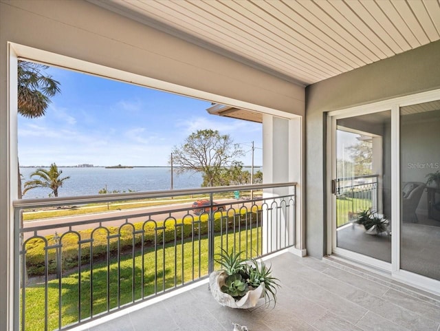 2087 Edgewater Dr Unit C, Clearwater, FL 33755 - balcony with a water view