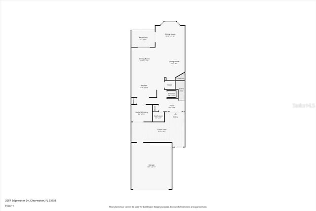 2087 Edgewater Dr Unit C, Clearwater, FL 33755 - view of home floor plan
