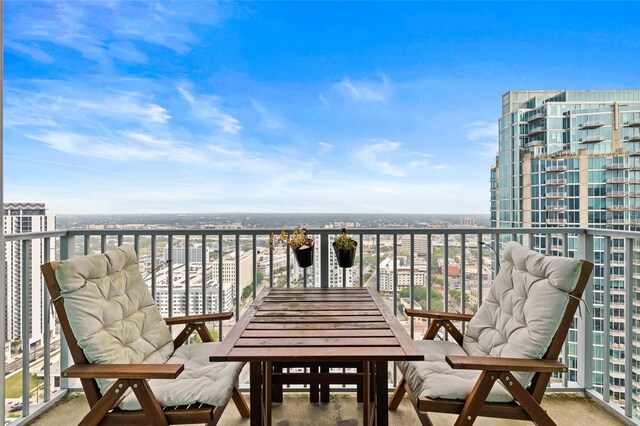 777 N Ashley Dr Unit 2807, Tampa, FL 33602 - balcony with a view of city