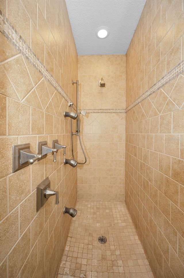 47 W Morgan St, Tarpon Springs, FL 34689 - bathroom with recessed lighting and tiled shower