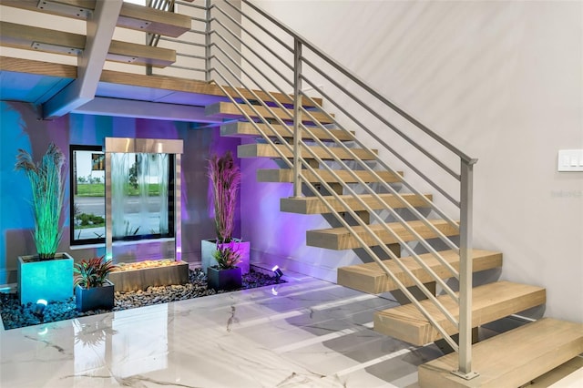 view of stairs