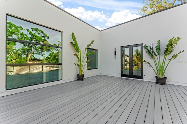 view of deck