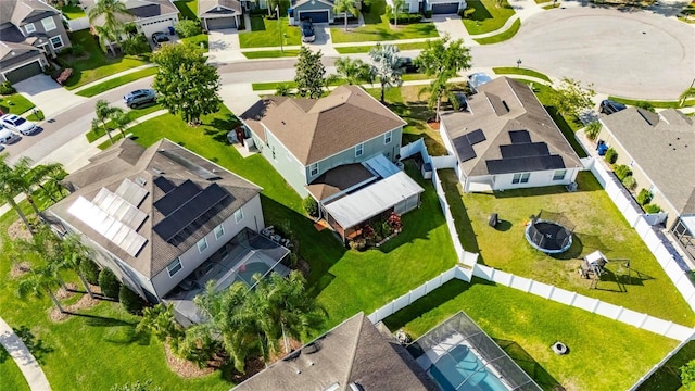 18734 Burndall Ct, Land O Lakes, FL 34638 - bird's eye view with a residential view