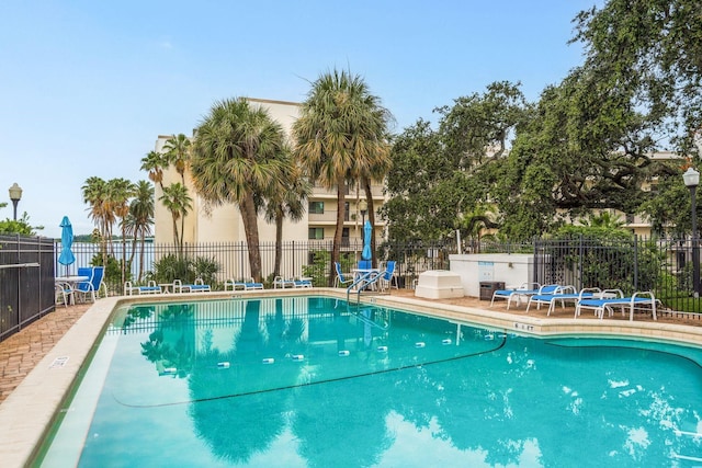 30 Turner St Unit 502, Clearwater, FL 33756 - community pool featuring fence