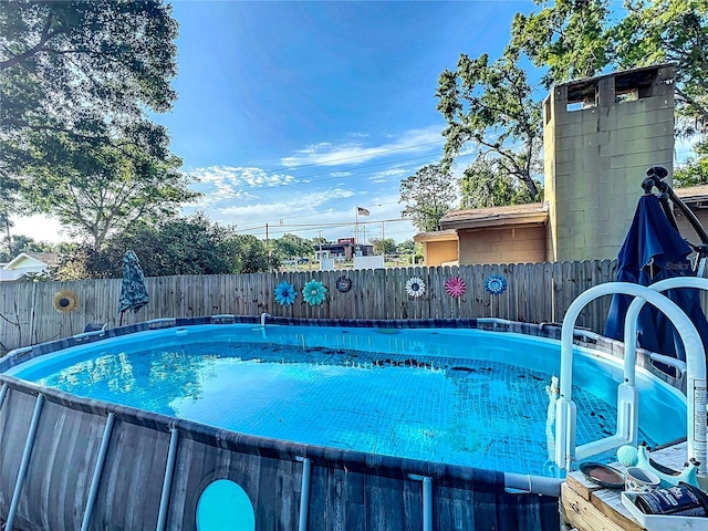9616 Oak Ridge Ave, Riverview, FL 33578 - view of swimming pool with a fenced backyard and a fenced in pool