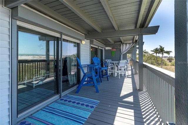 200 120th Ave W Unit 3A, Treasure Island, FL 33706 - view of wooden deck