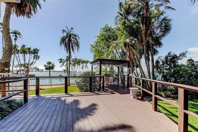 80 Rogers St Unit 2A, Clearwater, FL 33756 - view of wooden terrace