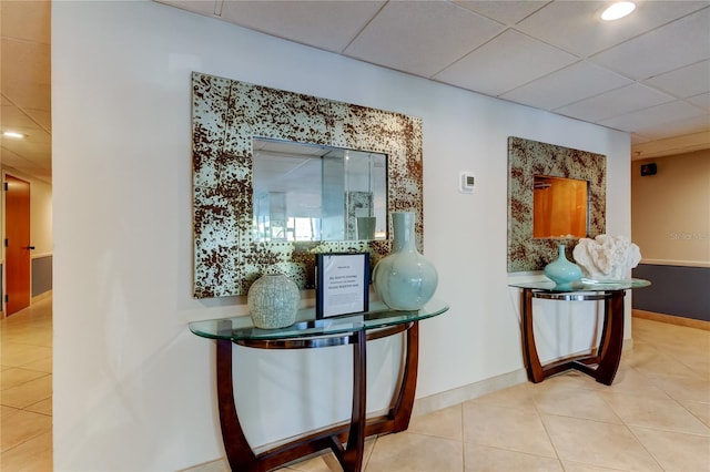 80 Rogers St Unit 2A, Clearwater, FL 33756 - details with baseboards and a paneled ceiling