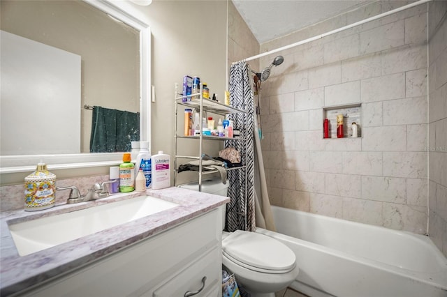 8135 Settlers Landing Trl N, Jacksonville, FL 32244 - full bath with toilet, shower / tub combo, and vanity