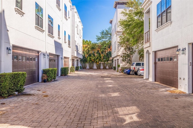 view of street with a residential view