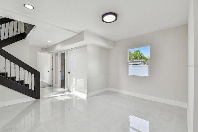 7210 8th Ave N, Saint Petersburg, FL 33710 - foyer entrance featuring stairway and recessed lighting