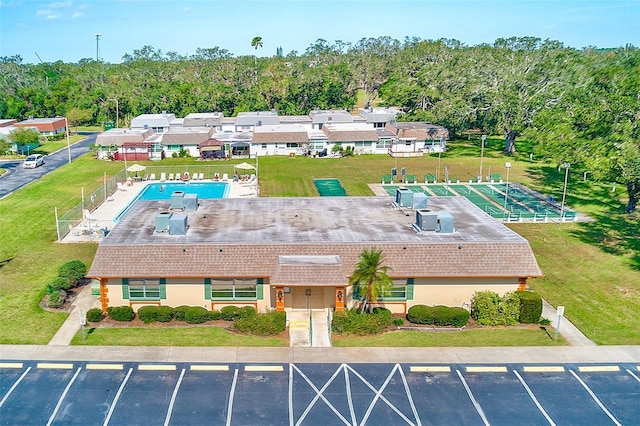 drone / aerial view