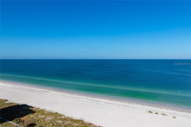 1390 Gulf Blvd Unit 104, Clearwater, FL 33767 - water view featuring nearby beach