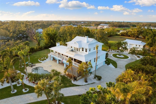 450 Bayshore Dr, Terra Ceia, FL 34250 - birds eye view of property
