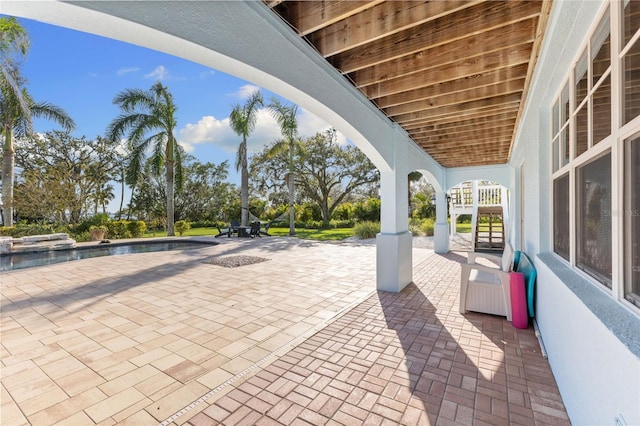 450 Bayshore Dr, Terra Ceia, FL 34250 - view of patio / terrace