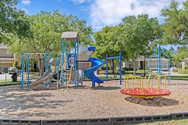 view of communal playground