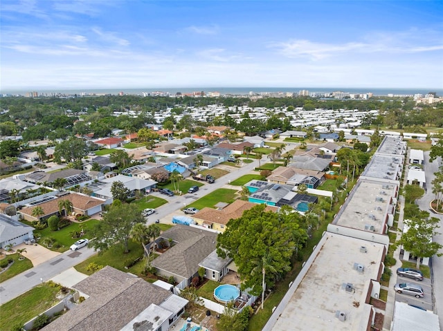 bird's eye view featuring a residential view