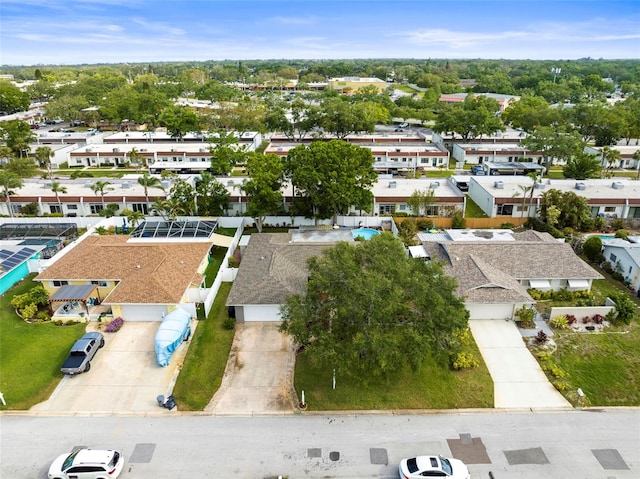 bird's eye view featuring a residential view