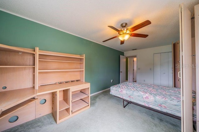 301 Caloosa Palms Ct, Sun City Center, FL 33573 - unfurnished bedroom with carpet floors and a ceiling fan