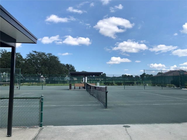 301 Caloosa Palms Ct, Sun City Center, FL 33573 - view of tennis court