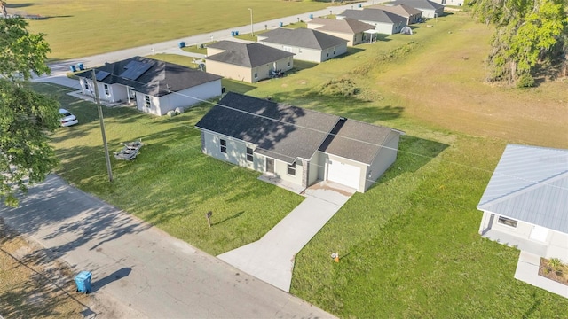 birds eye view of property featuring a residential view
