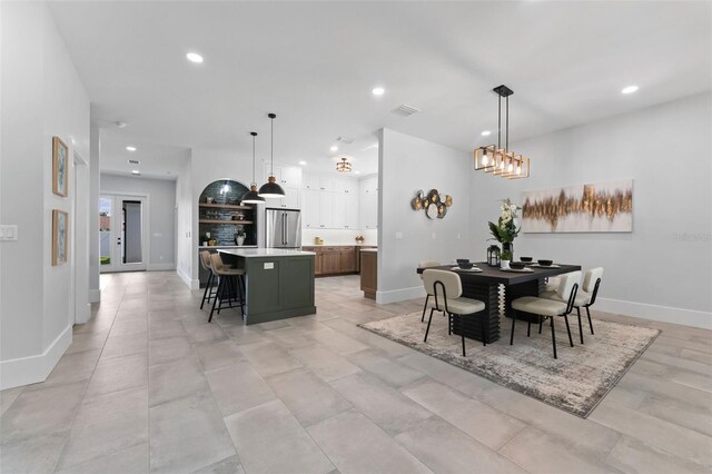 806 W Adalee St, Tampa, FL 33603 - dining room featuring recessed lighting and baseboards