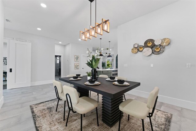 806 W Adalee St, Tampa, FL 33603 - dining space with baseboards and recessed lighting