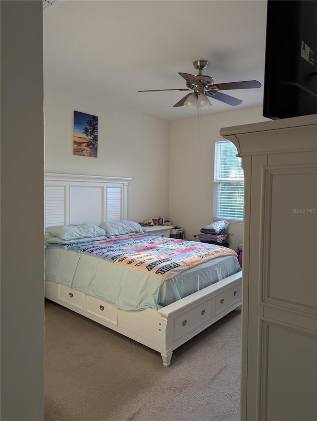 11527 Southern Creek Dr, Gibsonton, FL 33534 - carpeted bedroom with ceiling fan