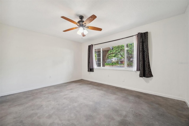 1308 W Perdiz St, Tampa, FL 33612 - empty room with ceiling fan and baseboards