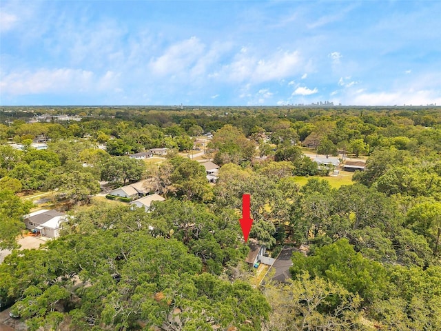 1308 W Perdiz St, Tampa, FL 33612 - bird's eye view featuring a forest view