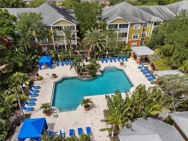 4207 S Dale Mabry Hwy Unit 3302, Tampa, FL 33611 - view of swimming pool with a patio