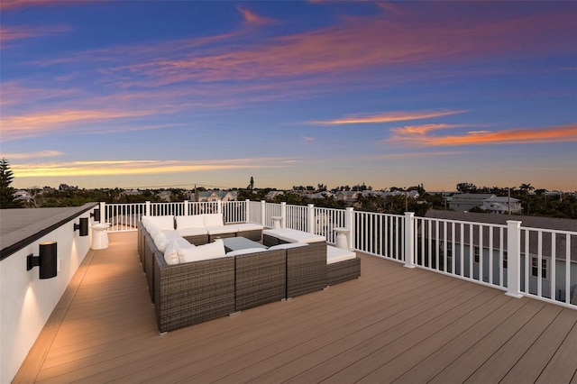 311 Spring Ave, Anna Maria, FL 34216 - wooden deck with an outdoor living space