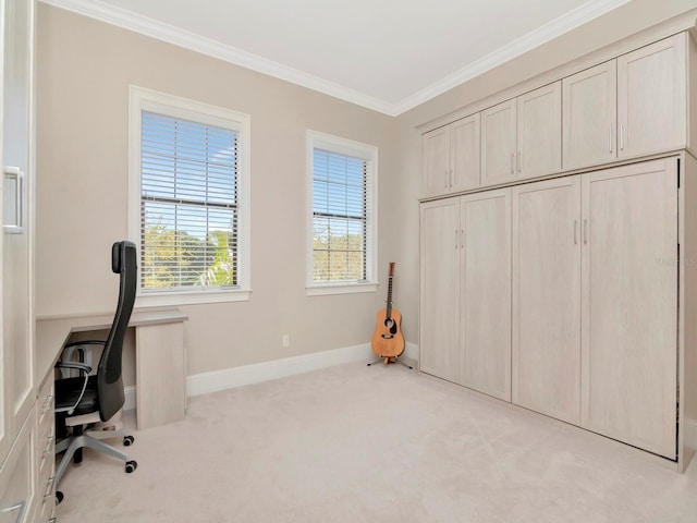 150 Chippewa Ave, Tampa, FL 33606 - office space with carpet floors, crown molding, and baseboards