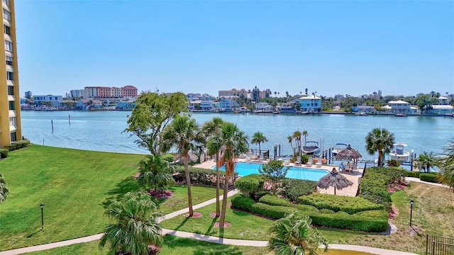 property view of water