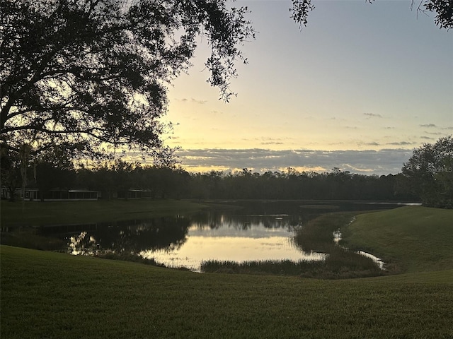 property view of water