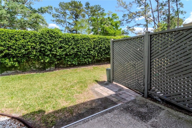 14053 Notreville Way, Tampa, FL 33624 - view of gate with a lawn