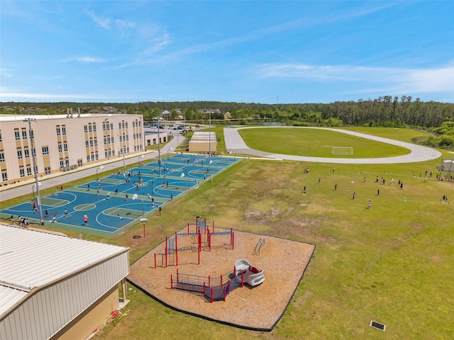 drone / aerial view