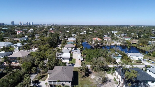 3986 Bennett Ln, Bonita Springs, FL 34134 - bird's eye view with a residential view and a water view