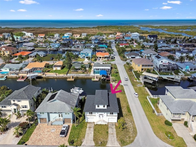15621 Bertram Dr, Hudson, FL 34667 - aerial view of residential area with a nearby body of water