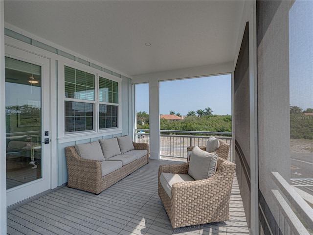 4215 Saltwater Pearl Way, Cortez, FL 34215 - sunroom / solarium featuring an outdoor hangout area and plenty of natural light