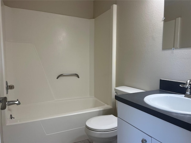 8804 Briar Hollow Ct, Tampa, FL 33634 - bathroom featuring vanity, washtub / shower combination, and toilet