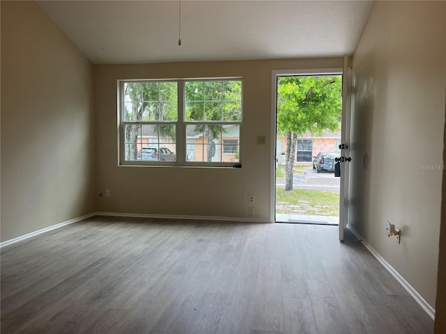 8804 Briar Hollow Ct, Tampa, FL 33634 - interior space with baseboards and wood finished floors