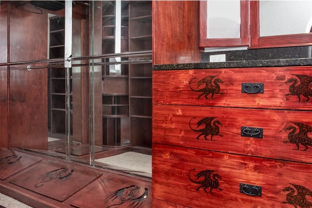 view of room details