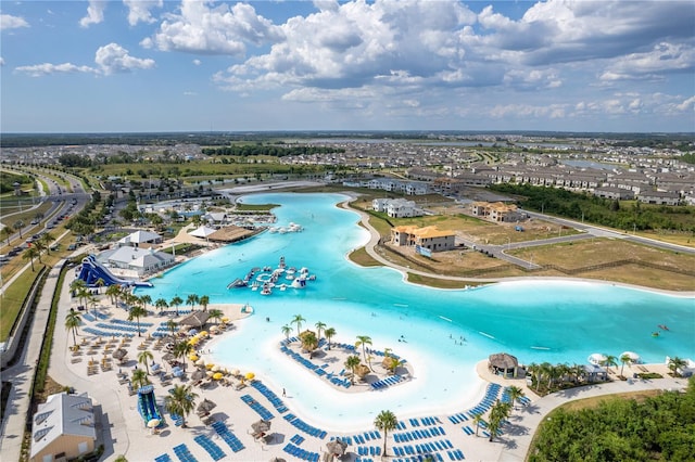 8720 Drummer Plank Dr, Wesley Chapel, FL 33545 - bird's eye view featuring a water view