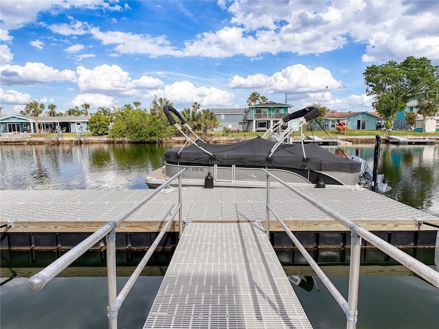 dock with a water view