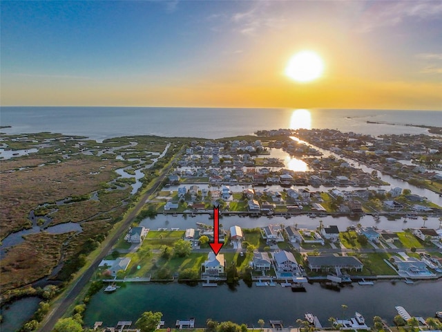 4116 Diaz Ct, Hernando Beach, FL 34607 - aerial overview of property's location featuring a nearby body of water and nearby suburban area