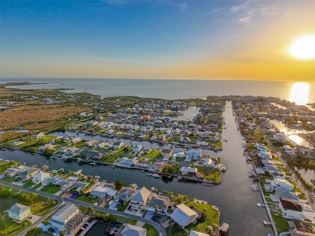 4116 Diaz Ct, Hernando Beach, FL 34607 - aerial view of property and surrounding area featuring a large body of water and nearby suburban area