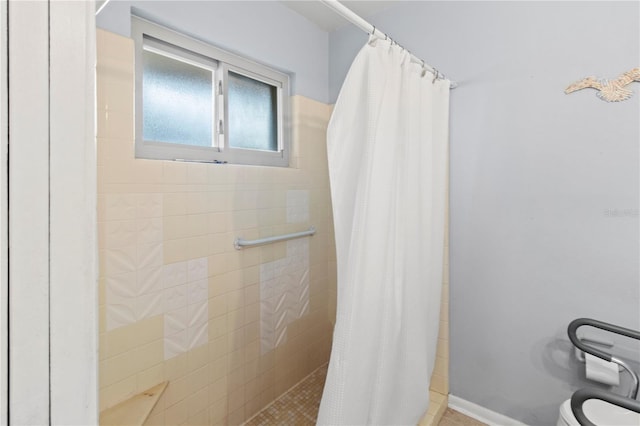 733 Ojai Ave, Sun City Center, FL 33573 - full bathroom with a shower stall and toilet
